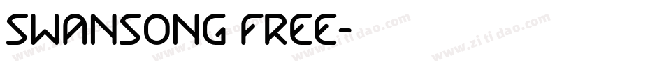 Swansong FREE字体转换